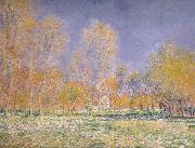 Claude Monet Springtime at Giverny oil painting reproduction